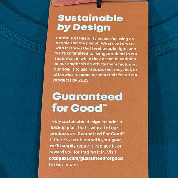 Cotopaxi Fino Long-Sleeve Tech Tee Mens Shirt Gulf Teal Blue 3XL Performance NWT - Picture 11 of 14